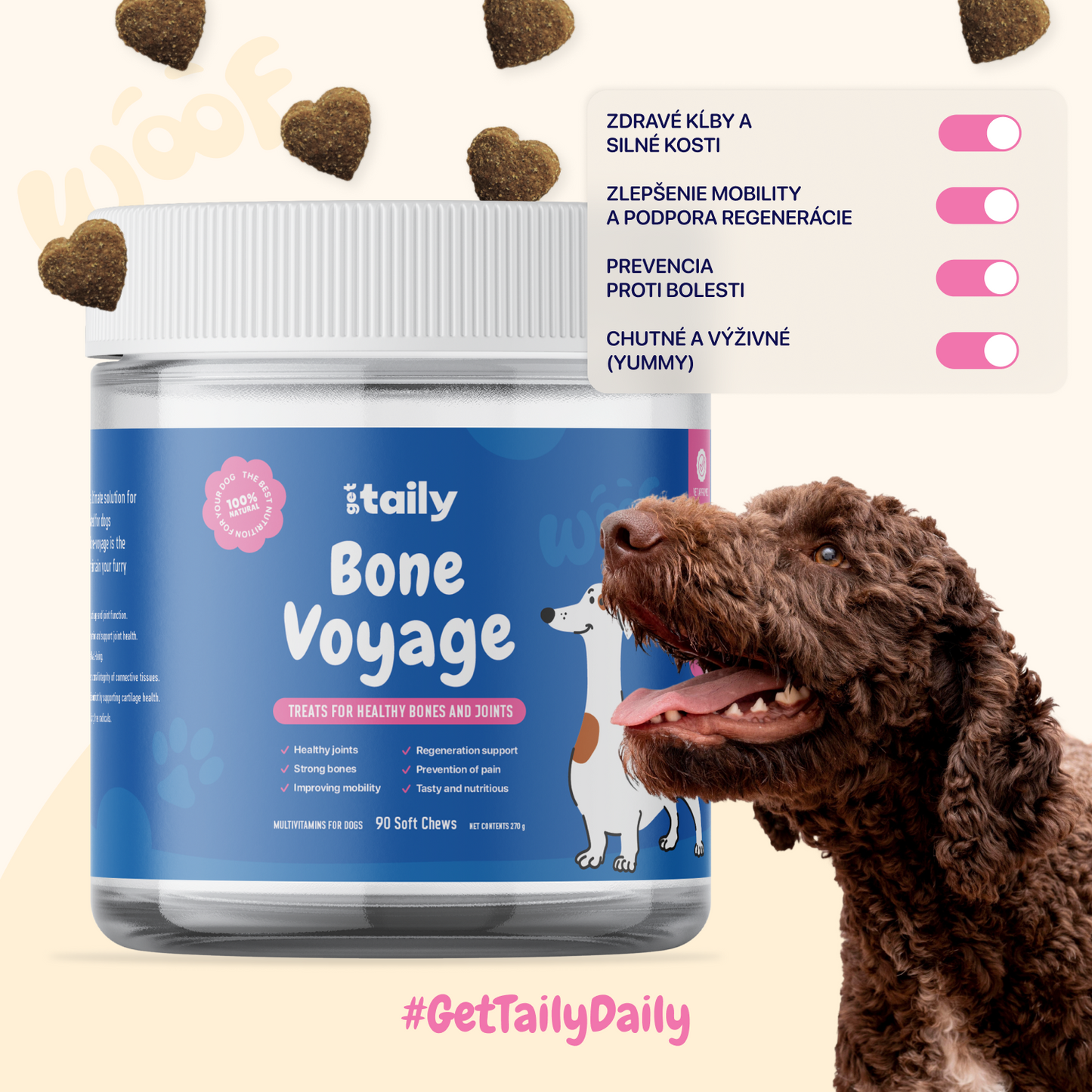 Bone Voyage - Pamlsky pre zdravé kĺby a kosti.